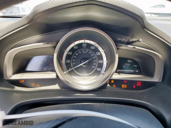 2016 Mazda Mazda3 i Sport with VIN 3MZBM1U79GM319024, listed as a Copart auction lot 48948035 with 47,873 mi miles and Salvage Title. Bid and sale history available at carsss.com. Image 9.