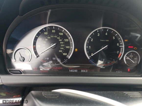 2012 BMW 6 Series 640i with VIN WBALW7C56CDX58172, listed as a Copart auction lot 44383255 with 140,240 mi miles and Salvage Title. Bid and sale history available at carsss.com. Image 9.