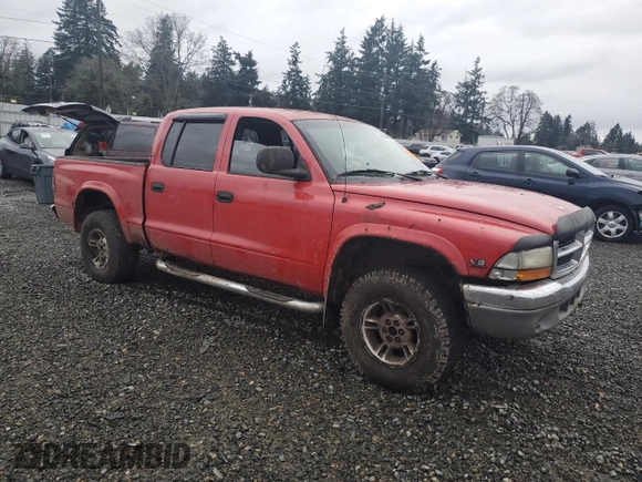 2000 Dodge Dakota Sport with VIN 1B7GG2AN8YS666541, listed as a Copart auction lot 86845794 with 232,639 mi miles and Salvage Title. Bid and sale history available at carsss.com. Image 4.