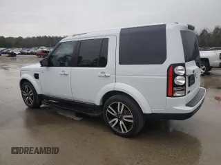 2016 Land Rover LR4 HSE Lux with VIN SALAK2V69GA829847, listed as a Copart auction lot 48519875 with 185,226 mi miles and Salvage title. Bid and sale history available at DreamBid. Image 2.