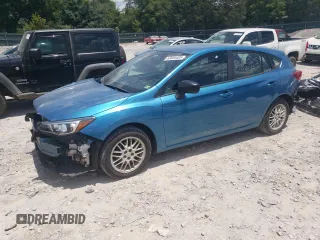 2018 Subaru Impreza with VIN 4S3GTAA66J1744843, listed as a Copart auction lot 63845405 with 96,702 mi miles and Salvage title. Bid and sale history available at DreamBid. Image 1.