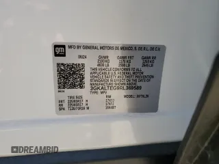 2024 GMC Terrain SLE with VIN 3GKALTEG9RL369589, listed as a Copart auction lot 63112715 with 24,852 mi miles and Clean title. Bid and sale history available at DreamBid. Image 14.