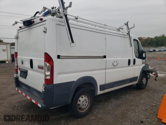 2018 Ram ProMaster Cargo with VIN 3C6TRVAG5JE118475, listed as a Copart auction lot 72766774 with Not Provided miles and Salvage Title. Bid and sale history available at DreamBid. Image 3.