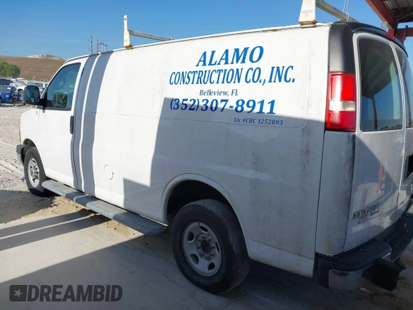 2016 GMC Savana Cargo with VIN 1GTW7AFF4G1904719, listed as a IAAI auction lot 42131849 with 121,700 mi miles. Bid and sale history available at carsss.com. Image 14.
