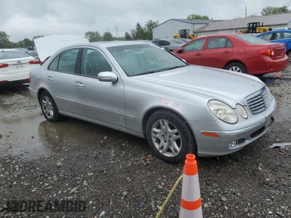 2003 Mercedes-Benz E 320 with VIN WDBUF65J13A207806, listed as a Copart auction lot 55313995 with 146,275 mi miles and Salvage Title. Bid and sale history available at DreamBid. Image 4.