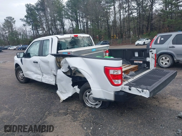 2022 Ford F-150 XL z VIN 1FTEX1CB4NKE64506, wystawiony jako IAAI lot #41408979 z przebiegiem Nie podano mil oraz . Historia ofert i sprzedaży dostępna na DreamBid. Obrazek 3.