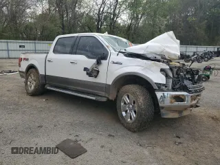 2018 Ford F-150 XL with VIN 1FTEW1EG1JFE56331, listed as a Copart auction lot 50184205 with 152,420 mi miles and Salvage Title. Bid and sale history available at carsss.com. Image 4.