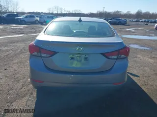 2014 Hyundai Elantra SE with VIN KMHDH4AEXEU049424, listed as a IAAI auction lot 41858569 with 77,496 mi miles. Bid and sale history available at carsss.com. Image 16.