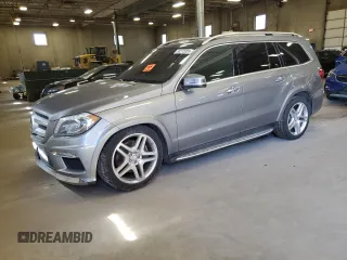 2015 Mercedes-Benz GL-Class GL 550 with VIN 4JGDF7DE9FA528682, listed as a Copart auction lot 50275955 with 0 mi miles and Non Repairable. Bid and sale history available at carsss.com. Image 1.