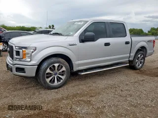 2019 Ford F-150 XL with VIN 1FTEW1C54KKF26298, listed as a Copart auction lot 62091785 with 108,889 mi miles and Salvage title. Bid and sale history available at DreamBid. Image 1.