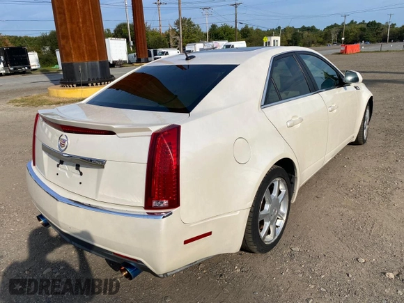 2008 Cadillac CTS AWD w/1SB with VIN 1G6DS57V680215570, listed as a Copart auction lot 72618044 with 104,569 mi miles and Clean Title. Bid and sale history available at carsss.com. Image 4.