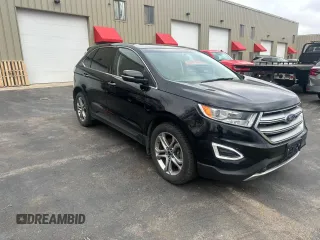2016 Ford Edge Titanium with VIN 2FMPK4K90GBB49413, listed as a Copart auction lot 51377875 with 53,579 mi miles and Clean Title. Bid and sale history available at carsss.com. Image 1.