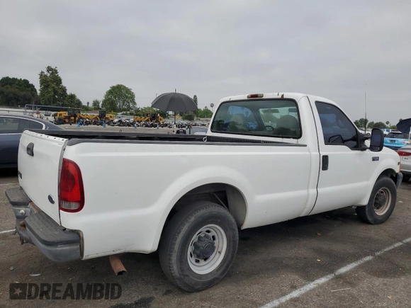 2000 Ford Super Duty F-250 XL with VIN 1FTNF20SXYEE41859, listed as a Copart auction lot 59682704 with 190,234 mi miles and Salvage Title. Bid and sale history available at carsss.com. Image 3.