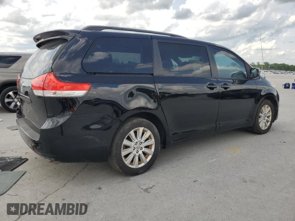 2014 Toyota Sienna LE with VIN 5TDJK3DC9ES087180, listed as a Copart auction lot 54420785 with 107,993 mi miles and Salvage title. Bid and sale history available at DreamBid. Image 3.