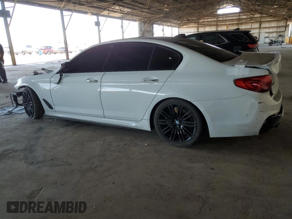 2017 BMW 5 Series 540i with VIN WBAJE5C30HG478332, listed as a Copart auction lot 54056925 with Not Provided miles and Clean Title. Bid and sale history available at carsss.com. Image 2.