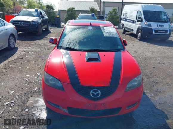 2008 Mazda 3 i Touring with VIN JM1BK12G081873689, listed as a IAAI auction lot 42066023 with 209,280 mi miles and . Bid and sale history available at carsss.com. Image 12.