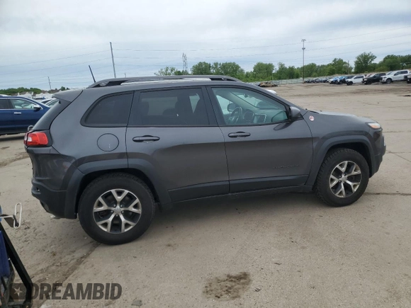 2017 Jeep Cherokee Trailhawk с VIN 1C4PJMBS7HW509822, выставлен на аукционе Copart как лот 58572295 с пробегом 153 603 миль миль и Чистый • Clean title. История ставок и продаж доступна на DreamBid. Изображение 3.