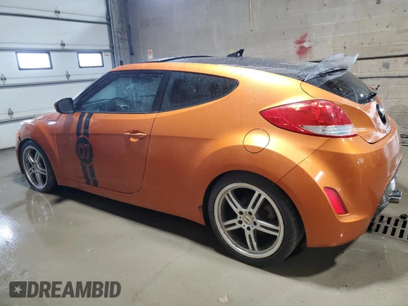 2012 Hyundai Veloster w/Gray Int z VIN KMHTC6AD4CU023265, wystawiony jako Copart lot #54959585 z przebiegiem 130 115 mil mil oraz Czysty tytuł • Clean title. Historia ofert i sprzedaży dostępna na DreamBid. Obrazek 2.