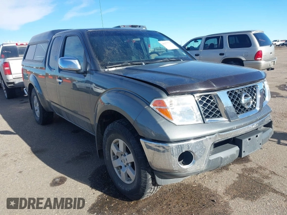 2005 Nissan Frontier SE with VIN 1N6AD06W35C438972, listed as a IAAI auction lot 41277771 with 120,778 mi miles and . Bid and sale history available at DreamBid. Image 1.
