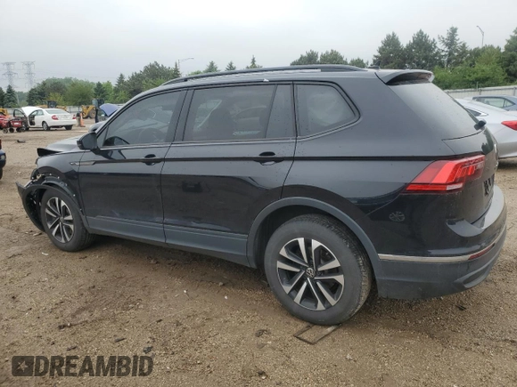 2022 Volkswagen Tiguan S z VIN 3VV0B7AX9NM058029, wystawiony jako Copart lot #57146035 z przebiegiem 40 070 mil mil oraz Szkoda całkowita • Salvage title. Historia ofert i sprzedaży dostępna na DreamBid. Obrazek 2.