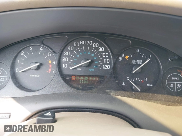 1997 Buick Regal LS with VIN 2G4WB52KXV1450181, listed as a IAAI auction lot 39944702 with 95,861 mi miles. Bid and sale history available at carsss.com. Image 7.