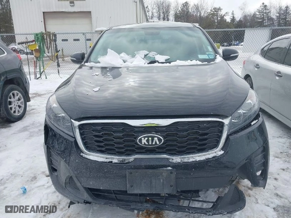 2019 Kia Sorento LX V6 with VIN 5XYPGDA50KG498757, listed as a IAAI auction lot 41612785 with 183,032 mi miles. Bid and sale history available at carsss.com. Image 12.