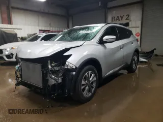 2017 Nissan Murano S with VIN 5N1AZ2MH9HN138054, listed as a Copart auction lot 46267045 with 57,851 mi miles and Salvage Title. Bid and sale history available at DreamBid. Image 1.