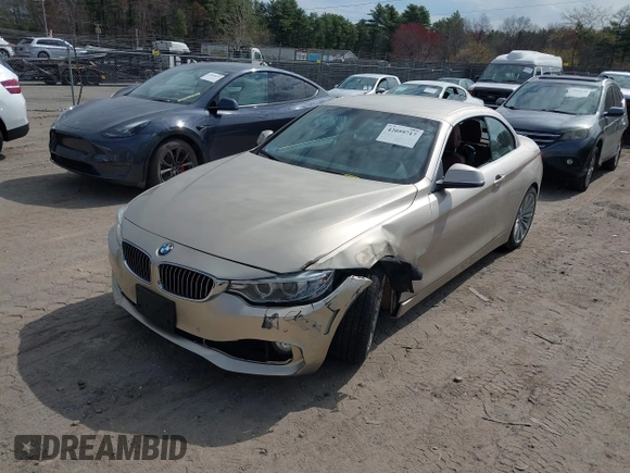 2015 BMW 4 Series 435i xDrive with VIN WBA3T7C51FP942320, listed as a IAAI auction lot 42059717 with 81,815 mi miles and . Bid and sale history available at DreamBid. Image 2.