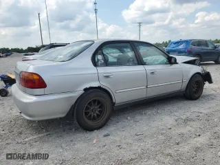1999 Honda Civic VP with VIN 2HGEJ6618XH538197, listed as a Copart auction lot 59549414 with 180,241 mi miles and Salvage Title. Bid and sale history available at carsss.com. Image 3.