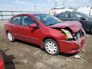 2010 Nissan Sentra S with VIN 3N1AB6AP8AL671968, listed as a Copart auction lot 52311125 with 129,789 mi miles and Salvage Title. Bid and sale history available at carsss.com. Image 4.