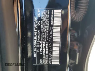 2020 Mercedes-Benz C 300 with VIN WDDWF8EB0LR540472, listed as a Copart auction lot 50381235 with Not Provided miles and Salvage Title. Bid and sale history available at DreamBid. Image 13.