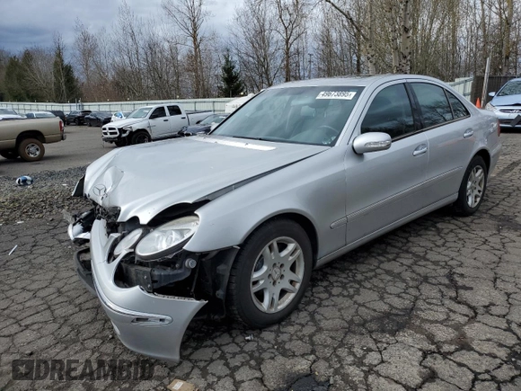 2004 Mercedes-Benz E 320 with VIN WDBUF65J44A466226, listed as a Copart auction lot 49673895 with Not Provided miles and Salvage Title. Bid and sale history available at DreamBid. Image 1.