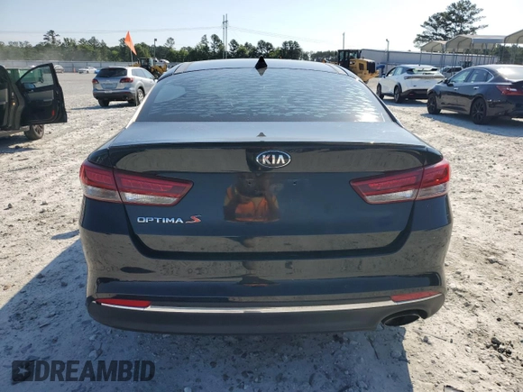 2018 Kia Optima LX with VIN 5XXGT4L33JG251971, listed as a Copart auction lot 58152875 with 84,434 mi miles and Salvage title. Bid and sale history available at DreamBid. Image 6.