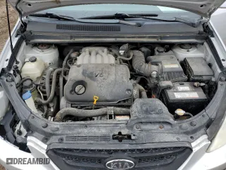 2008 Kia Rondo LX with VIN KNAFG526287205808, listed as a Copart auction lot 52969815 with 117,282 mi miles and Clean Title. Bid and sale history available at carsss.com. Image 12.