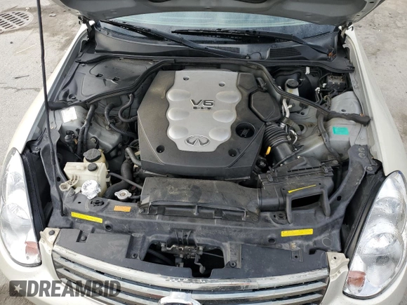 2006 Infiniti G35 with VIN JNKCV51E46M506744, listed as a Copart auction lot 52410785 with 223,255 mi miles and Salvage Title. Bid and sale history available at DreamBid. Image 11.