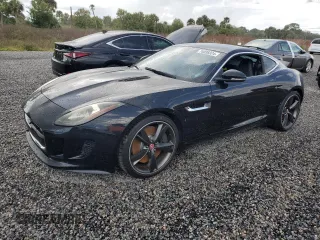 2015 Jaguar F-TYPE V6 S with VIN SAJWA6BUXF8K18419, listed as a Copart auction lot 74098324 with 53,944 mi miles and Non Repairable. Bid and sale history available at carsss.com. Image 1.