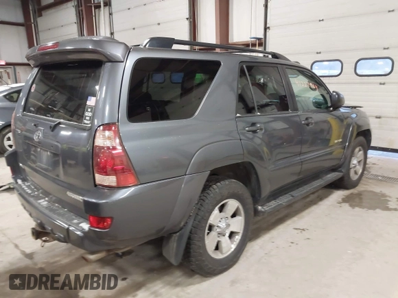 2005 Toyota 4Runner SR5 with VIN JTEBT14R250046012, listed as a IAAI auction lot 41227904 with 261,100 mi miles and . Bid and sale history available at DreamBid. Image 4.