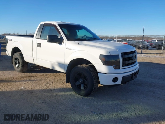 2013 Ford F-150 XL with VIN 1FTMF1EF0DKF50361, listed as a IAAI auction lot 41431876 with 82,849 mi miles and . Bid and sale history available at DreamBid. Image 1.