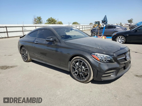 2023 Mercedes-Benz C 300 with VIN W1KWJ8DB8PG119312, listed as a Copart auction lot 71323674 with 10,665 mi miles and Salvage Title. Bid and sale history available at DreamBid. Image 4.