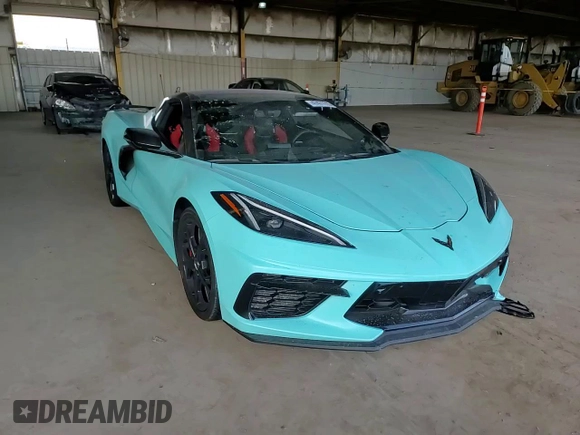 2021 Chevrolet Corvette 3LT with VIN 1G1YC3D4XM5105039, listed as a Copart auction lot 47471115 with Not provided miles and Salvage title. Bid and sale history available at DreamBid. Image 10.