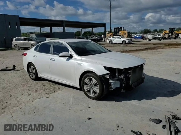 2017 Kia Optima Hybrid EX with VIN KNAGU4LE0H5017619, listed as a Copart auction lot 77137684 with 110,744 mi miles and Salvage Title. Bid and sale history available at carsss.com. Image 10.