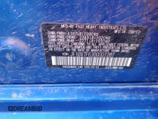 2013 Subaru Impreza Sedan WRX WRX with VIN JF1GV7F63DG007287, listed as a Copart auction lot 46241384 with 0 mi miles and Salvage Title. Bid and sale history available at carsss.com. Image 13.