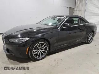 2024 BMW 4 Series 430i xDrive with VIN WBA43AT02RCR77255, listed as a Copart auction lot 49742745 with 17,944 mi miles and Clean Title. Bid and sale history available at carsss.com. Image 1.