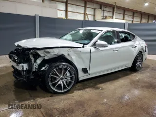2025 Genesis G70 2.5T with VIN KMTG34SC1SU152015, listed as a Copart auction lot 85240954 with 3,378 mi miles and Salvage Title. Bid and sale history available at DreamBid. Image 1.