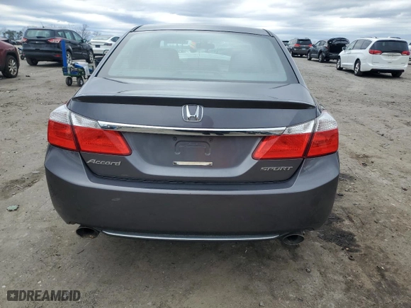 2015 Honda Accord Sedan Sport with VIN 1HGCR2F55FA018046, listed as a Copart auction lot 47976215 with 83,749 mi miles and Salvage Title. Bid and sale history available at carsss.com. Image 6.