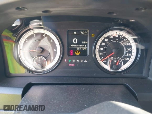 2018 Ram 1500 Express with VIN 1C6RR6FT5JS211385, listed as a IAAI auction lot 41783678 with 56,716 mi miles and . Bid and sale history available at DreamBid. Image 7.