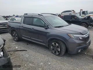 2018 Honda Ridgeline RTL-T with VIN 5FPYK2F6XJB000814, listed as a Copart auction lot 64712164 with NaN miles and Salvage Title. Bid and sale history available at carsss.com. Image 4.