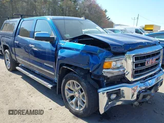 2015 GMC Sierra 1500 SLT with VIN 3GTU2VEC5FG377584, listed as a IAAI auction lot 41957928 with 91,125 mi miles and . Bid and sale history available at DreamBid. Image 1.
