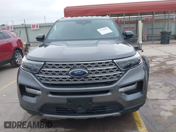 2021 Ford Explorer Limited with VIN 1FMSK8FH4MGB24960, listed as a IAAI auction lot 41288622 with 94,956 mi miles. Bid and sale history available at carsss.com. Image 12.