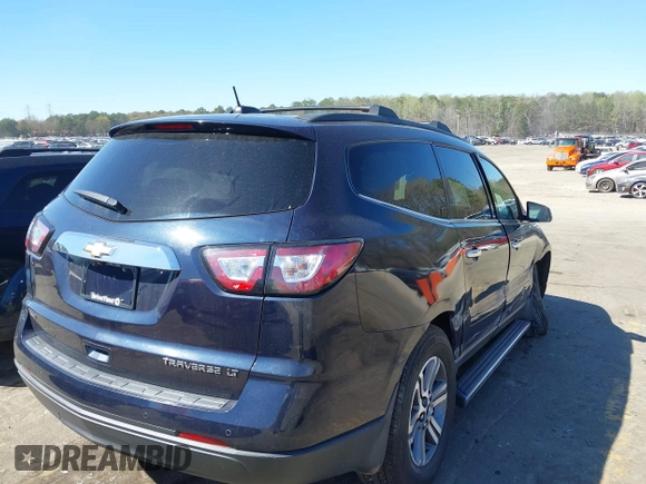 2016 Chevrolet Traverse LT with VIN 1GNKVGKDXGJ185284, listed as a IAAI auction lot 41843764 with Not provided miles and . Bid and sale history available at DreamBid. Image 4.